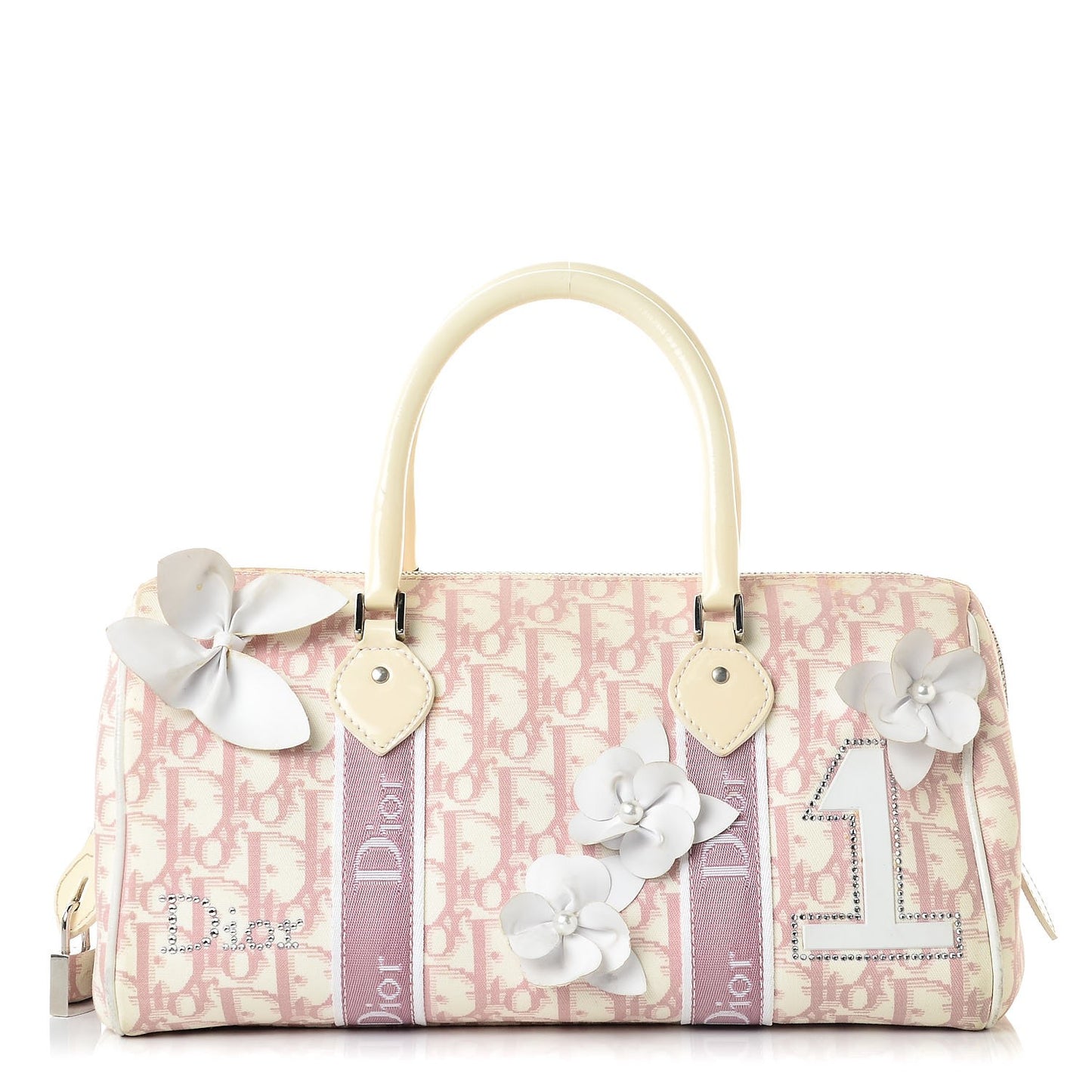 Monogram Girly Boston Pink