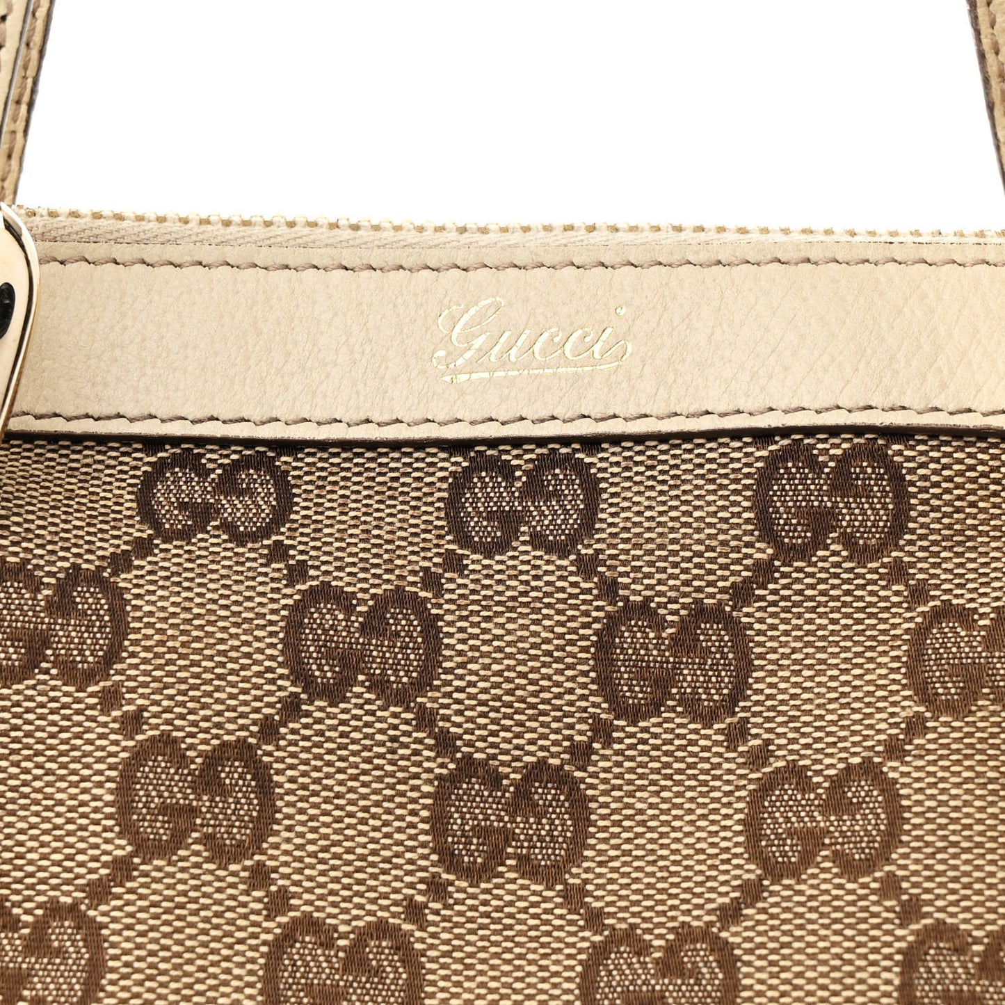 Monogram Small Abbey Tote Off White