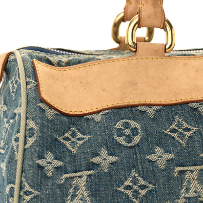 Louis Vuitton Monogram Denim Neo Speedy Blue 17 of 19