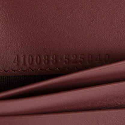 Gucci GG Supreme Monogram Blooms Card Case Beige Multicolor Dry Rose 7 of 7