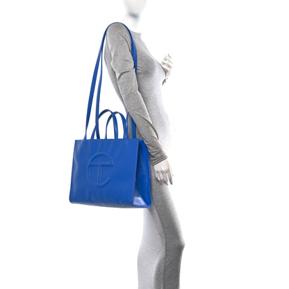 Telfar Vegan Leather Medium Shopping Bag Painters Tape 2 of 10