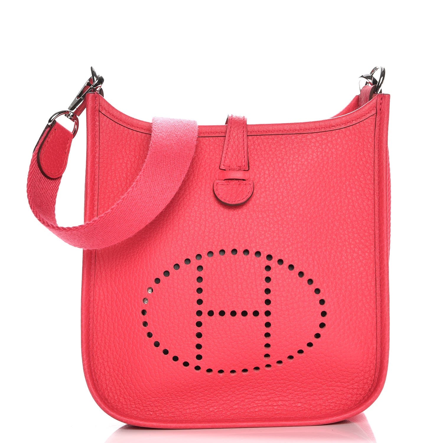 Hermes Taurillon Clemence Evelyne TPM Rose Extreme 1 of 7