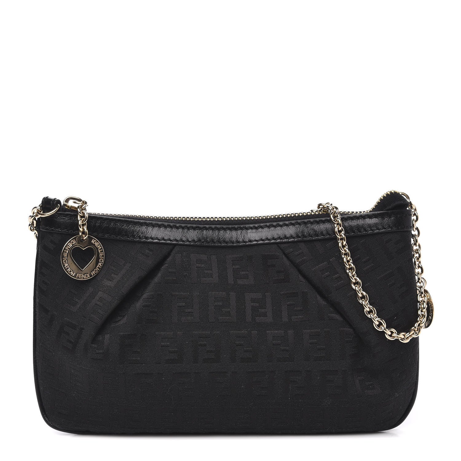 Fendi Zucchino Pochette Black 1 of 10