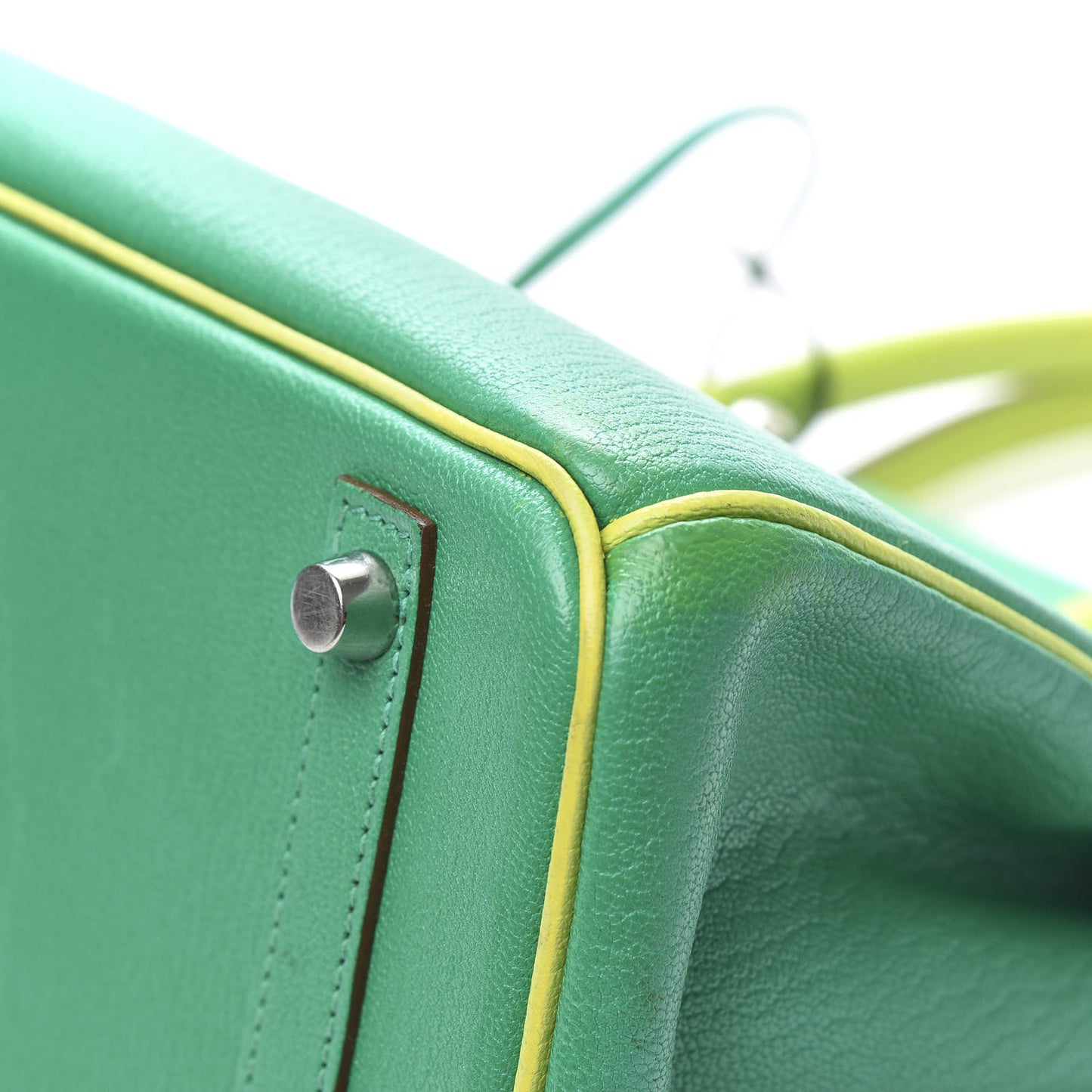 Chevre Mysore Horseshoe Birkin 30 Menthe Kiwi