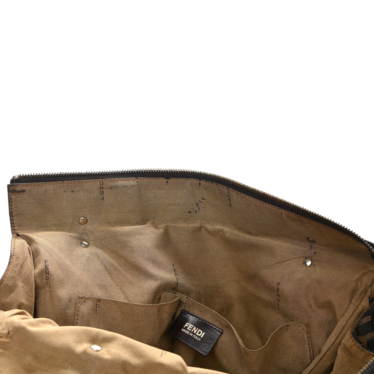 Fendi Zucca Large Chef Shopper Tote Tobacco 11 of 13