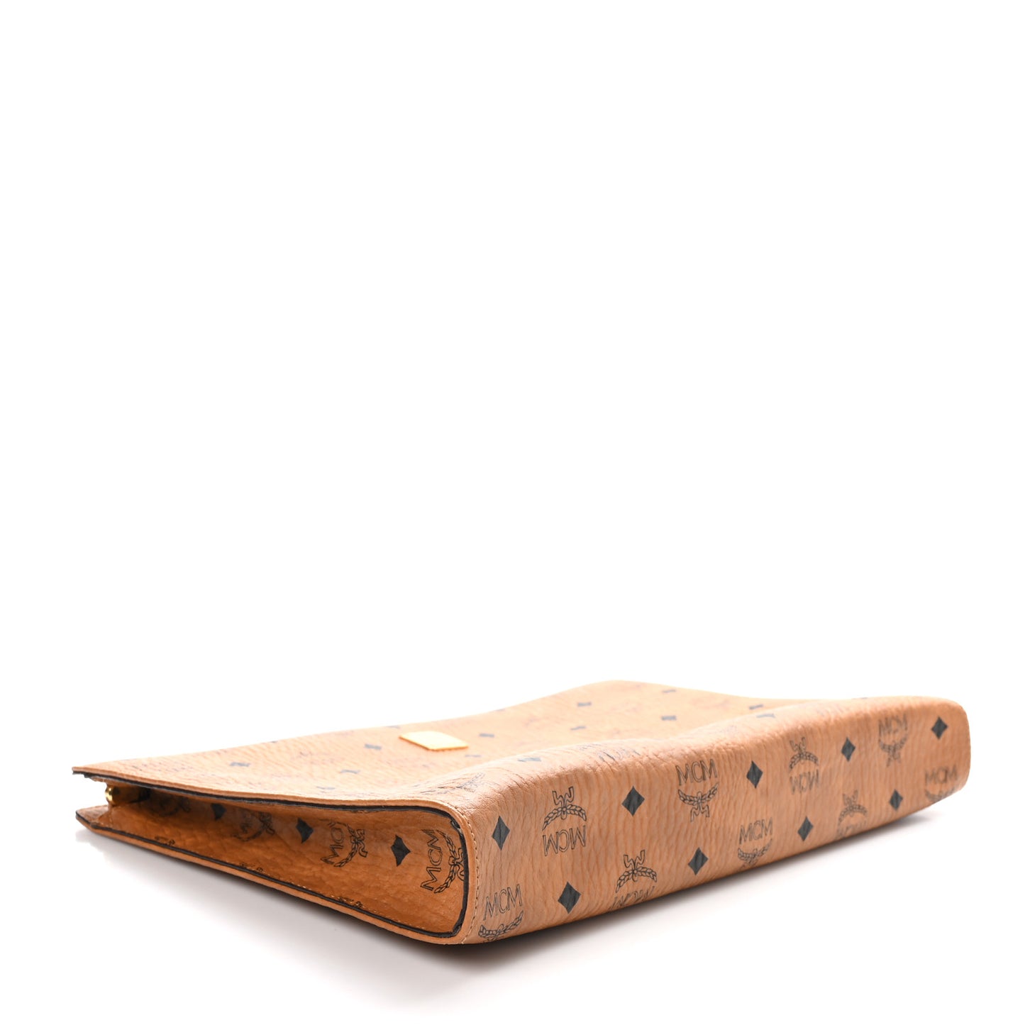 Visetos Large Zip Pouch Cognac