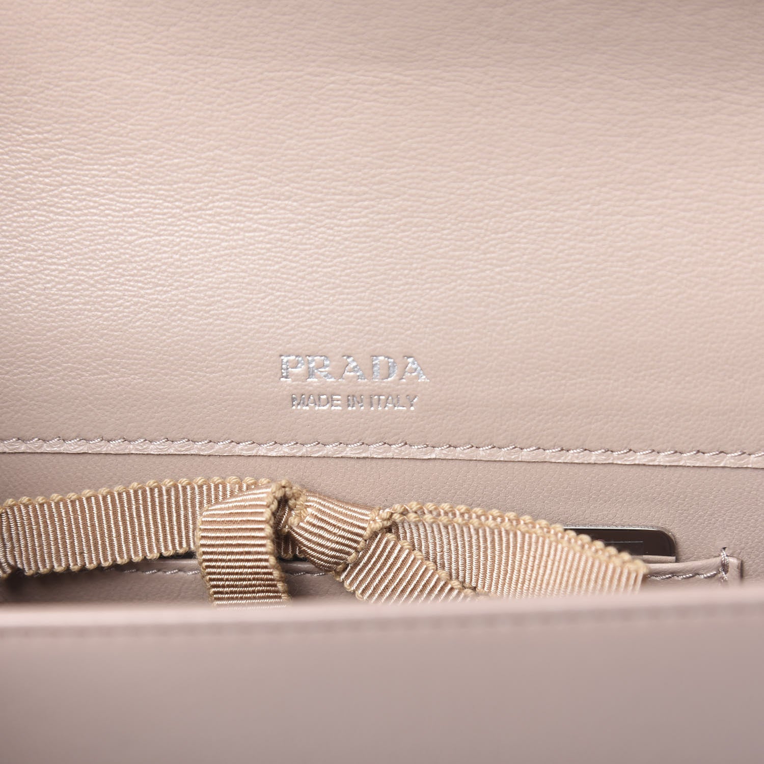 Prada Nappa Impunture Small Diagramme Crossbody Bag Cipria 6 of 9