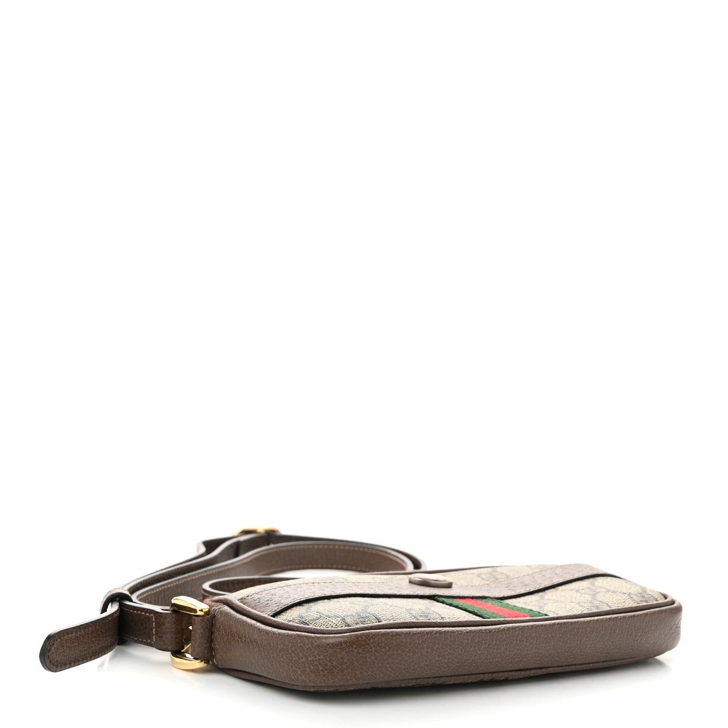 GG Supreme Monogram Web Mini Ophidia GG Bag Brown