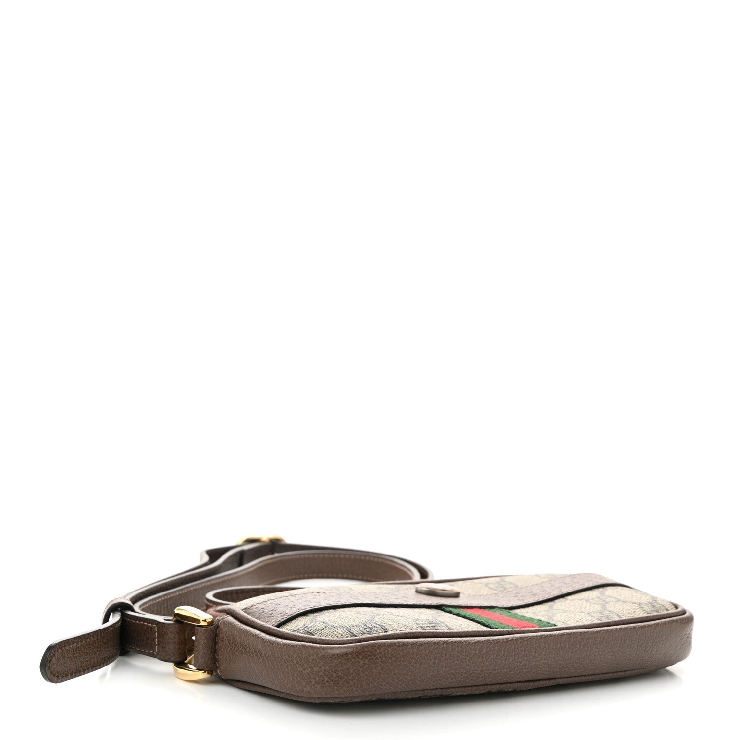 Gucci GG Supreme Monogram Web Mini Ophidia GG Bag Brown 4 of 7