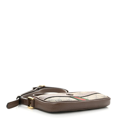 Gucci GG Supreme Monogram Web Mini Ophidia GG Bag Brown 4 of 7