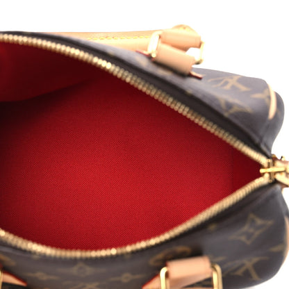 Louis Vuitton Monogram Speedy Bandouliere 20 Black 5 of 7