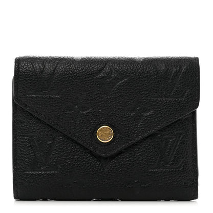 Louis Vuitton Empreinte Victorine Wallet Black 1 of 8