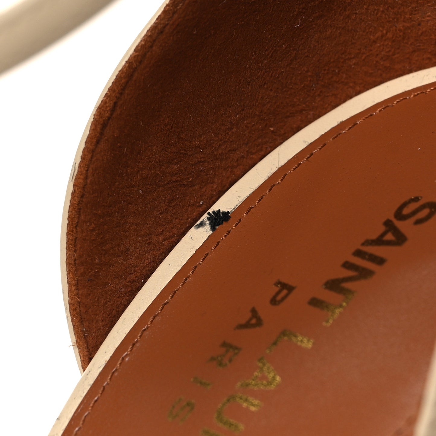 Patent Calfskin 110 Opyum Sandals 38.5 Real Beige