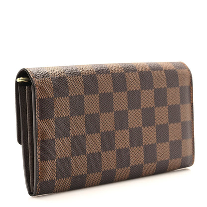 Louis Vuitton Damier Ebene Sarah Wallet 3 of 6
