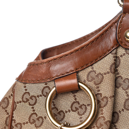 Gucci Monogram Large Sukey Tote Brown 8 of 27