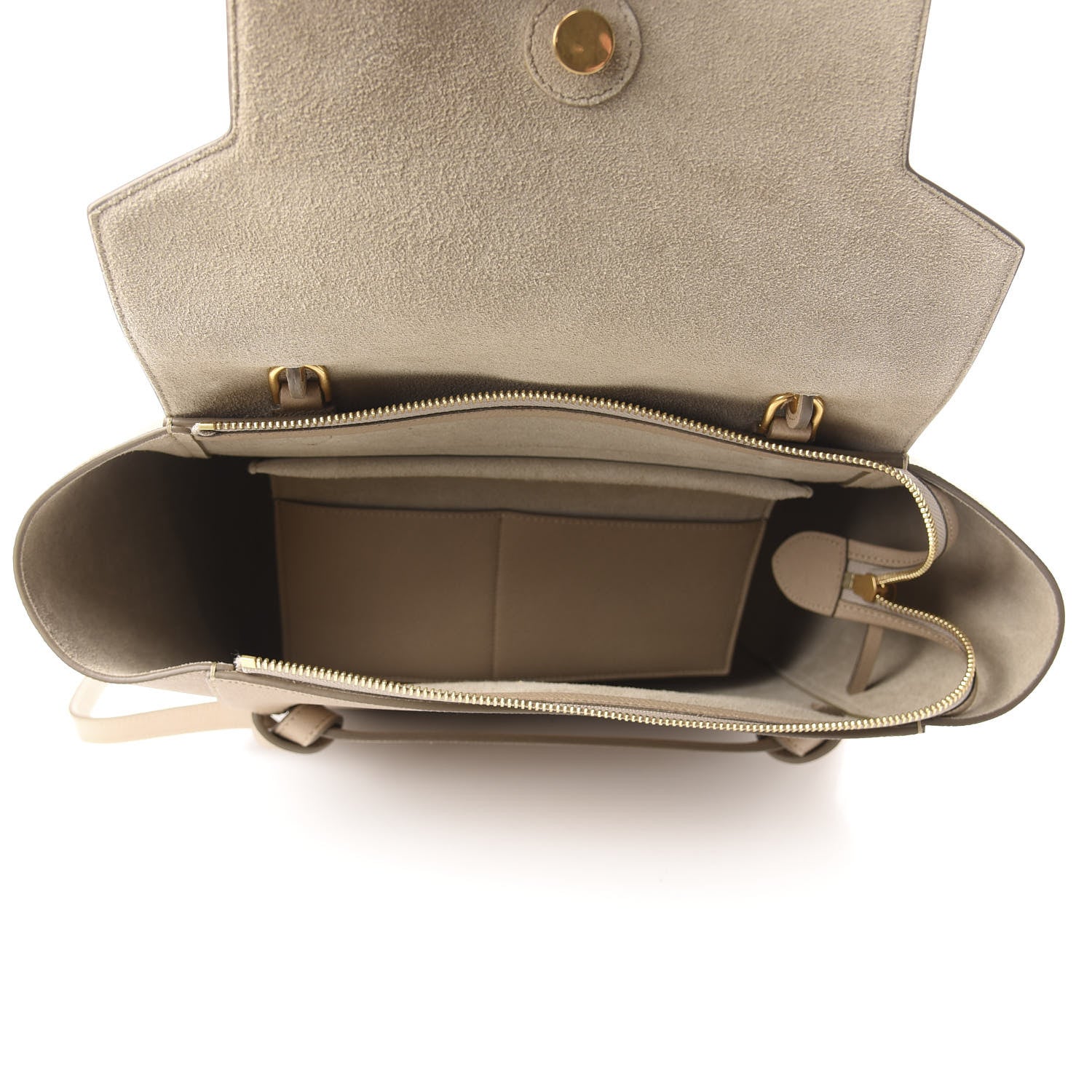 Celine Grained Calfskin Mini Belt Bag Light Taupe 5 of 11