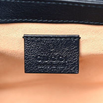 Gucci Monogram Multicolor Matelasse Diagonal Super Mini GG Marmont Shoulder Bag Light Blue 6 of 10