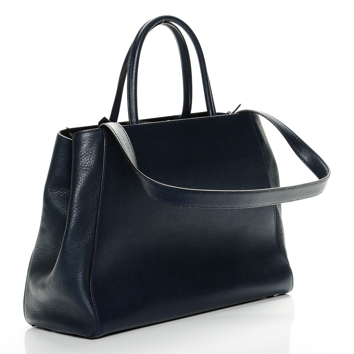Fendi Vitello Elite Regular 2Jours Tote Lavagna 3 of 7