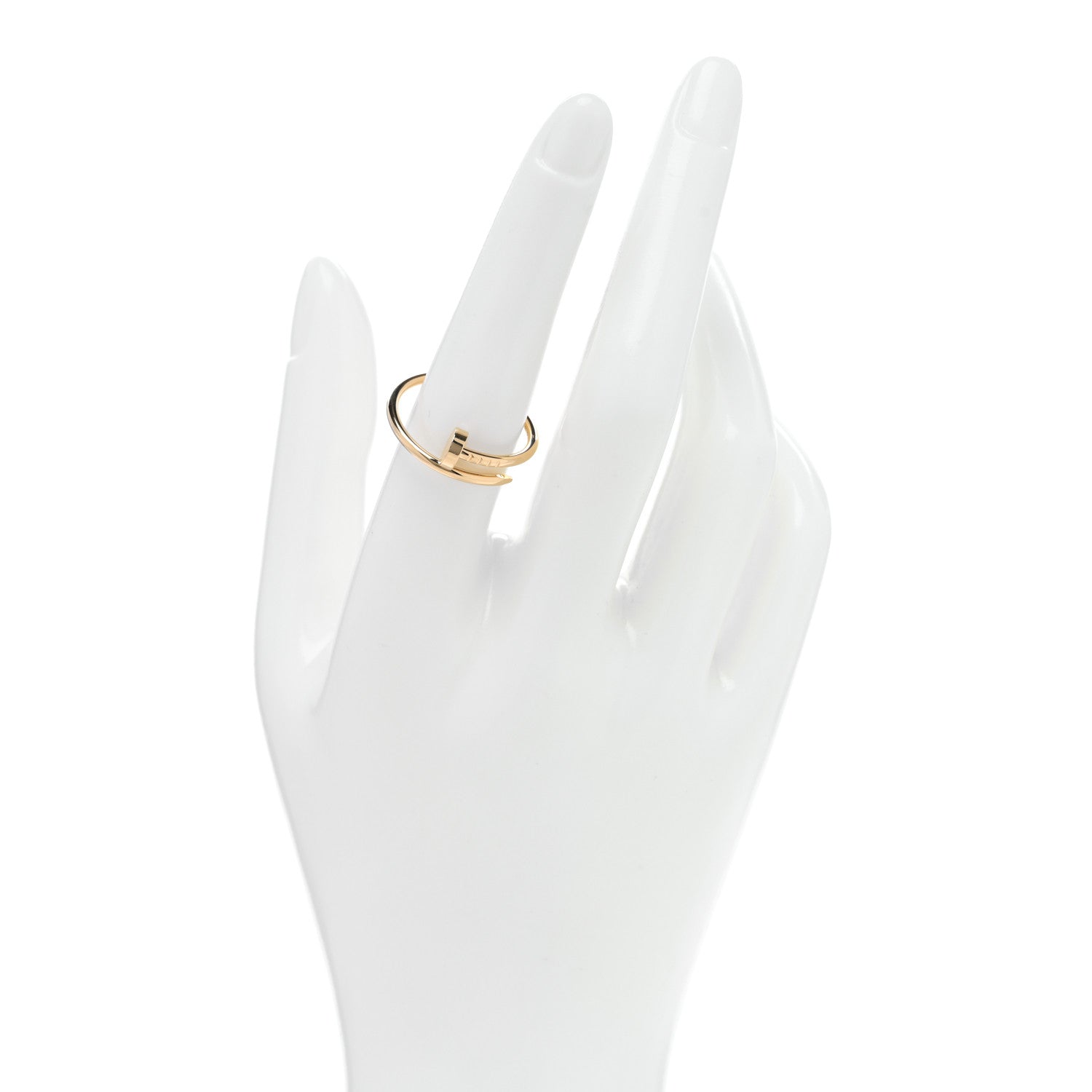 Cartier 18K Yellow Gold Small Juste Un Clou Ring 57 8 2 of 4