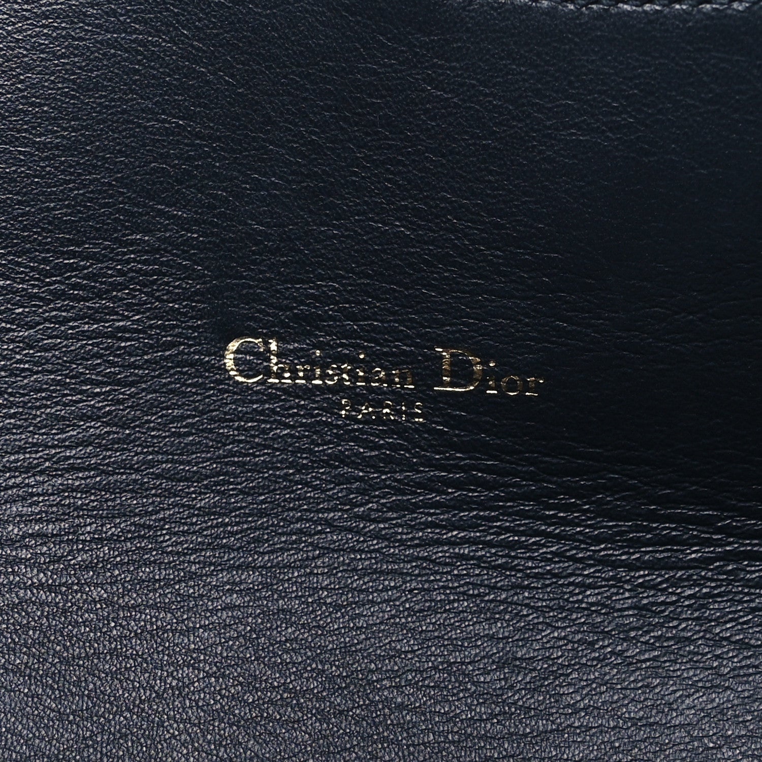 Christian Dior CHRISTIAN DIOR Oblique Saddle Chain Long Wallet Blue 6 of 10