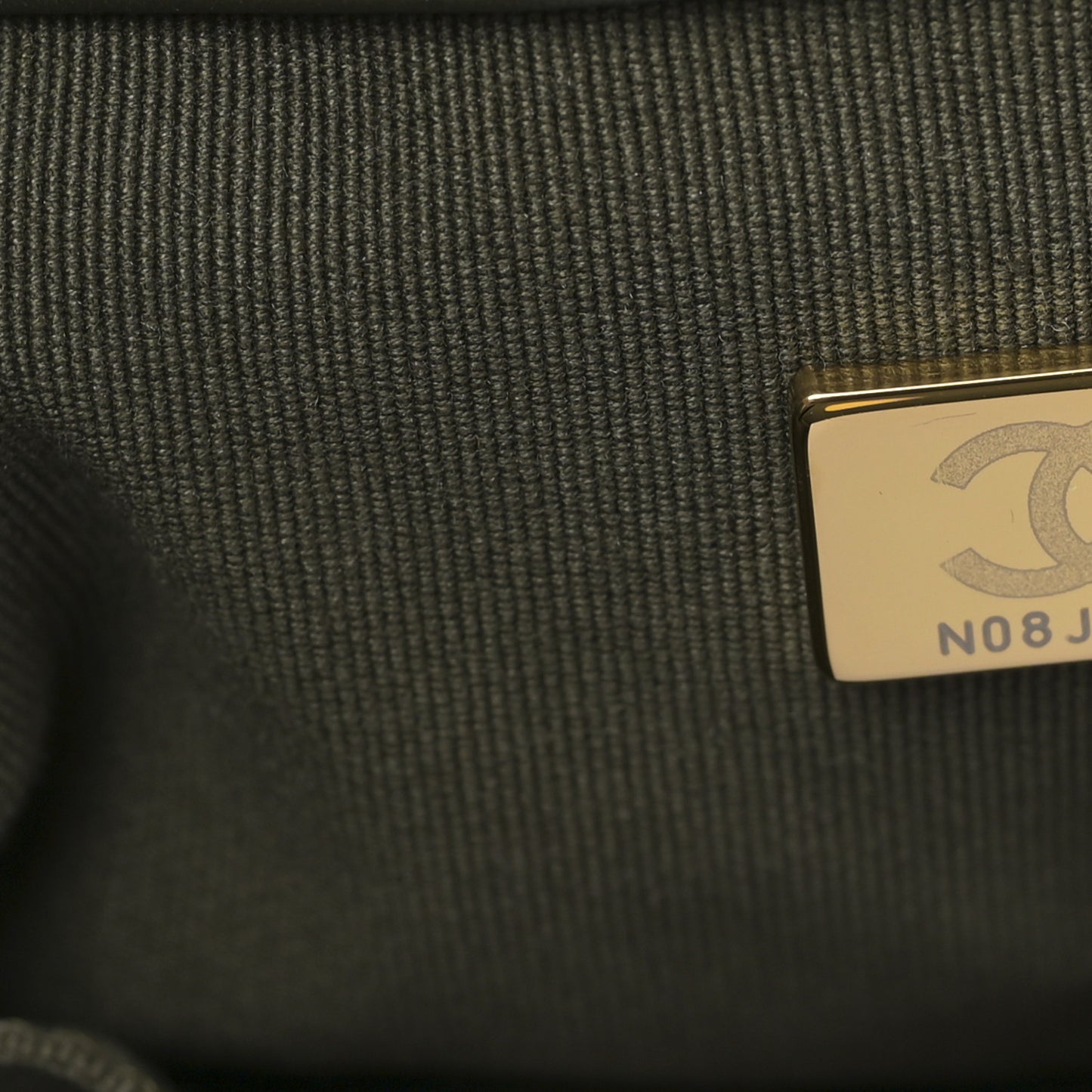 Calfskin Small Deauville Tote Khaki