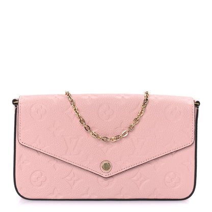 Louis Vuitton Empreinte Pochette Felicie Chain Wallet Rose Poudre Rose Poudre 2 of 10