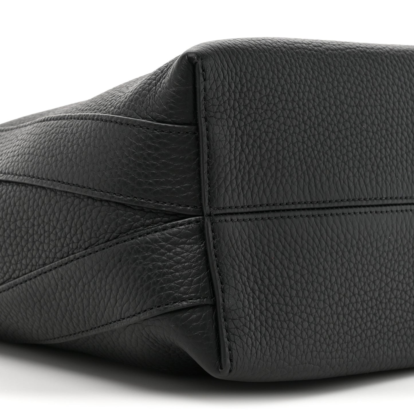 Heavy Grain Bayswater North South Tote Black