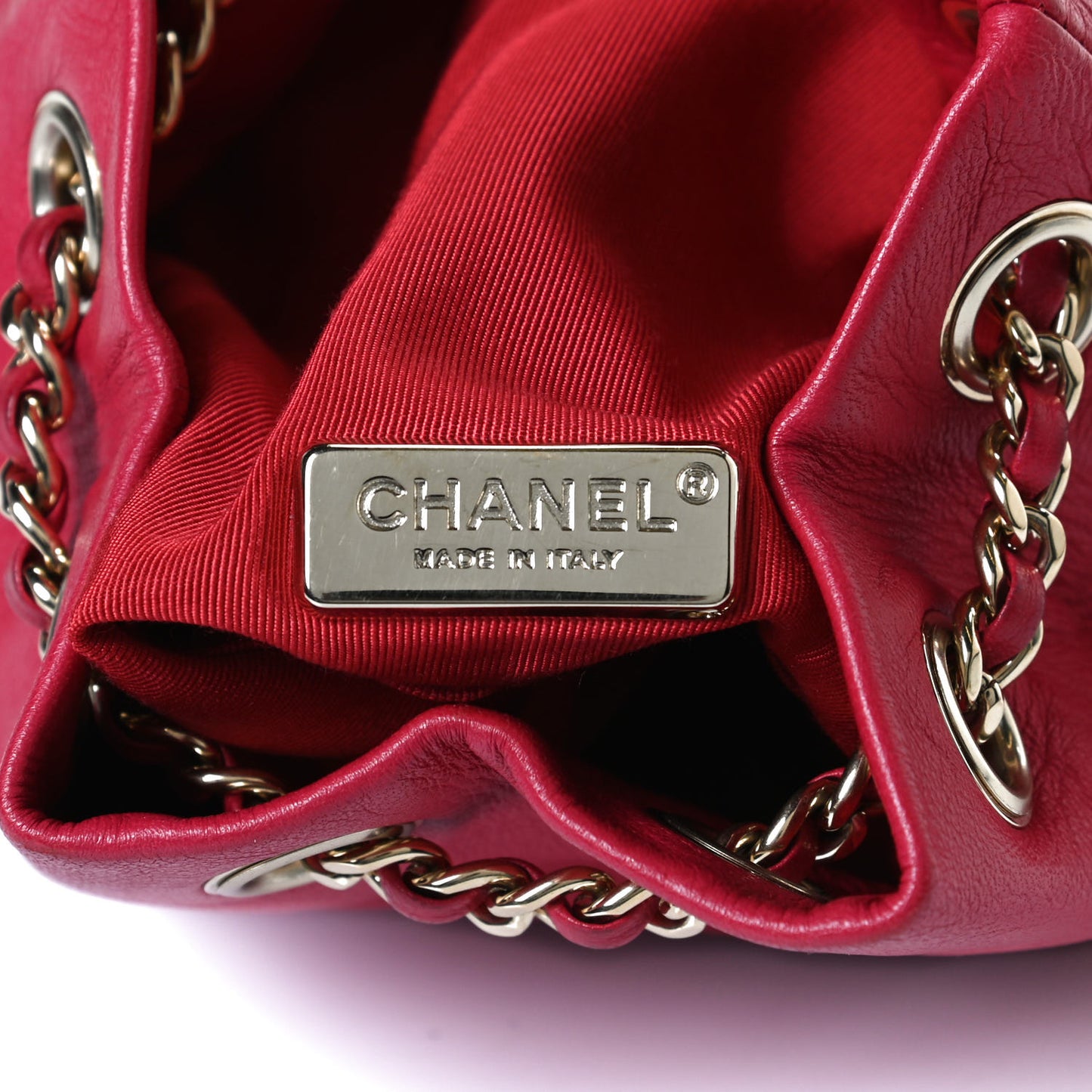 Lambskin Quilted Small In Seoul Backpack Red