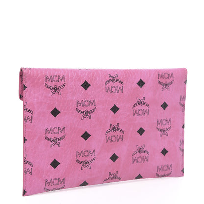 MCM Visetos Envelope Clutch Pink 3 of 7