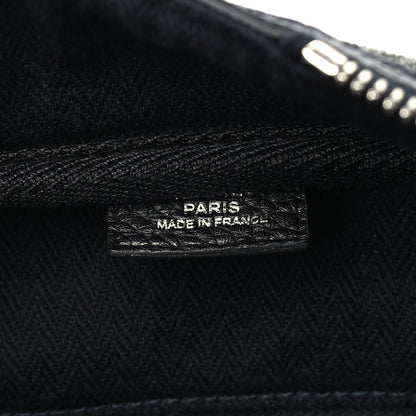 Hermes Toile Taurillon Clemence Victoria II 35 Black 5 of 9