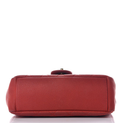 Chanel Iridescent Caviar Quilted Medium Chic Quilt Flap Red 16 of 16