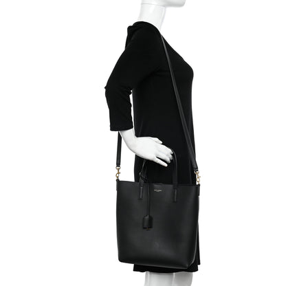 Saint Laurent Calfskin Toy Shopping Tote Black 2 of 8