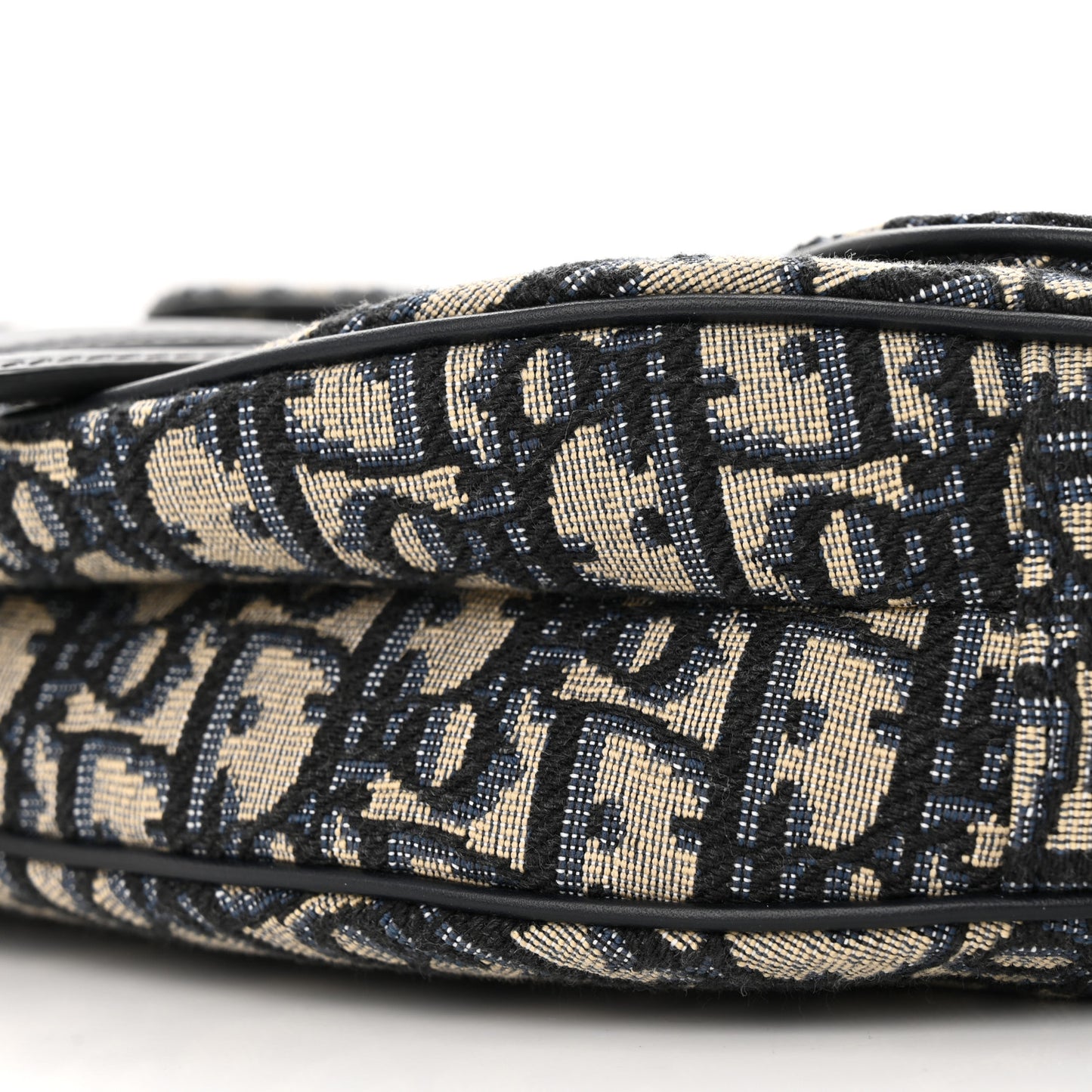 Oblique Saddle Bag With Strap Blue