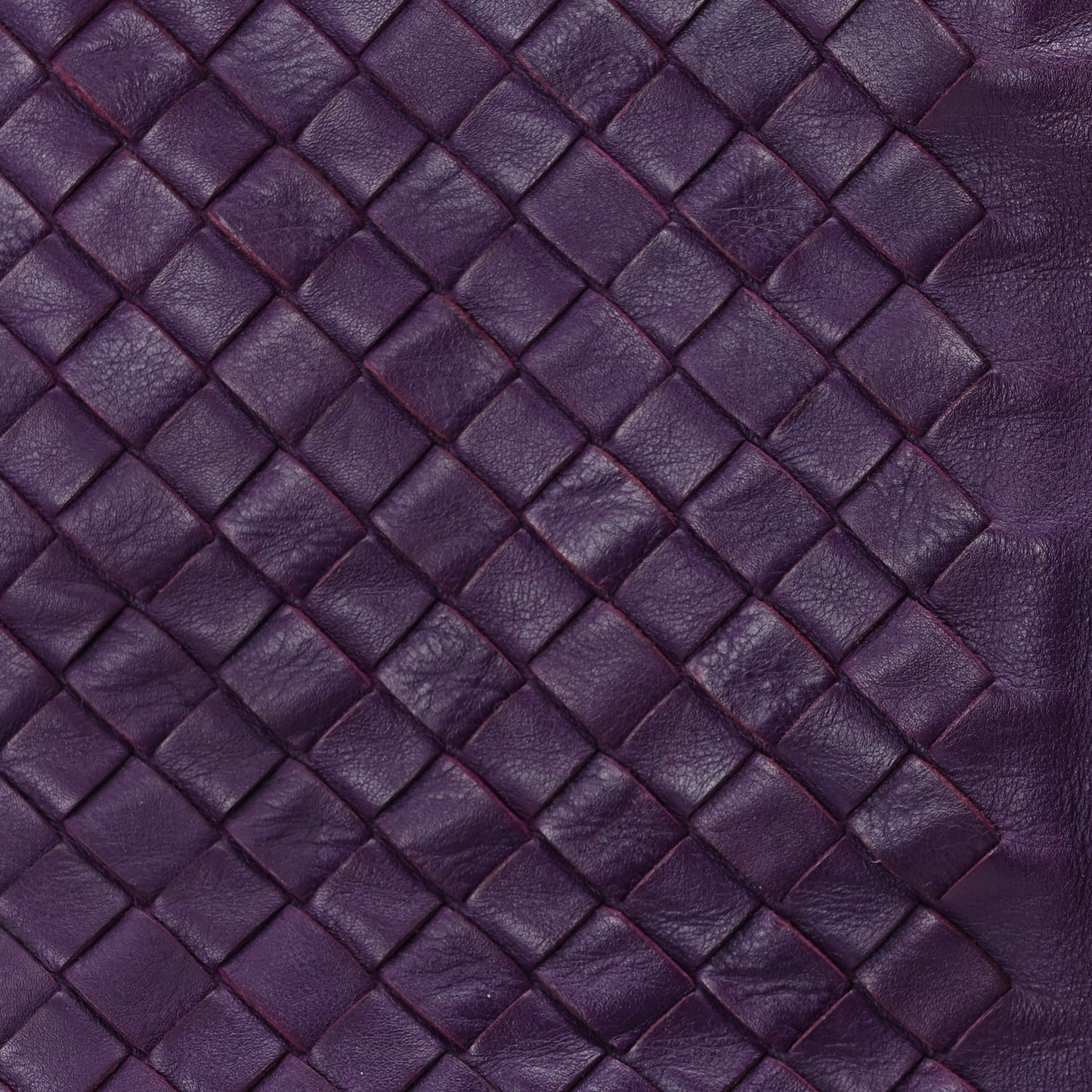 Calfskin Intrecciato Large Leggero Tote Purple