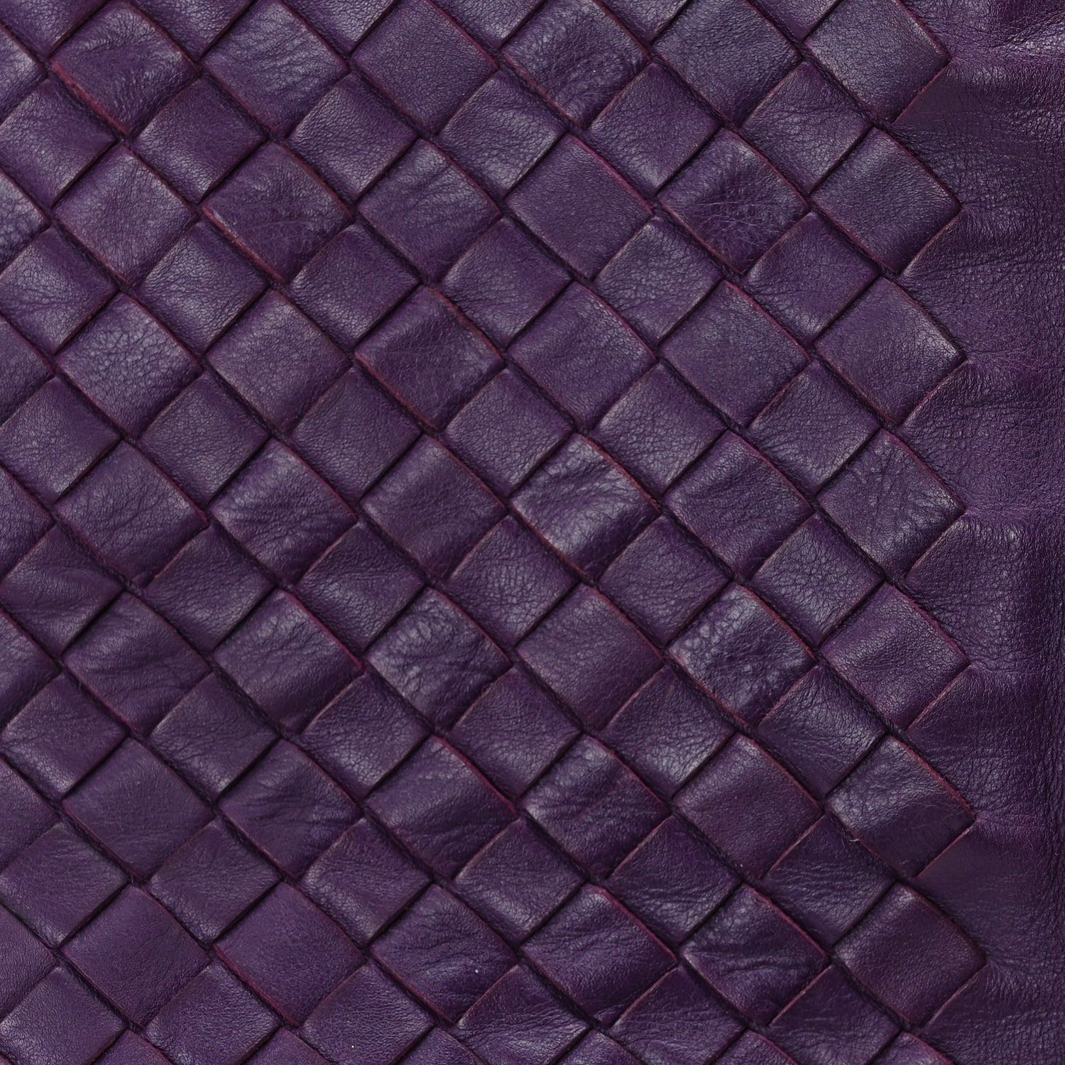 Bottega Veneta Calfskin Intrecciato Large Leggero Tote Purple 6 of 8