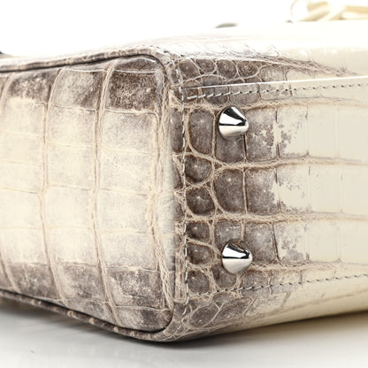 Christian Dior Niloticus Crocodile Himalaya Small Lady Dior White 8 of 10