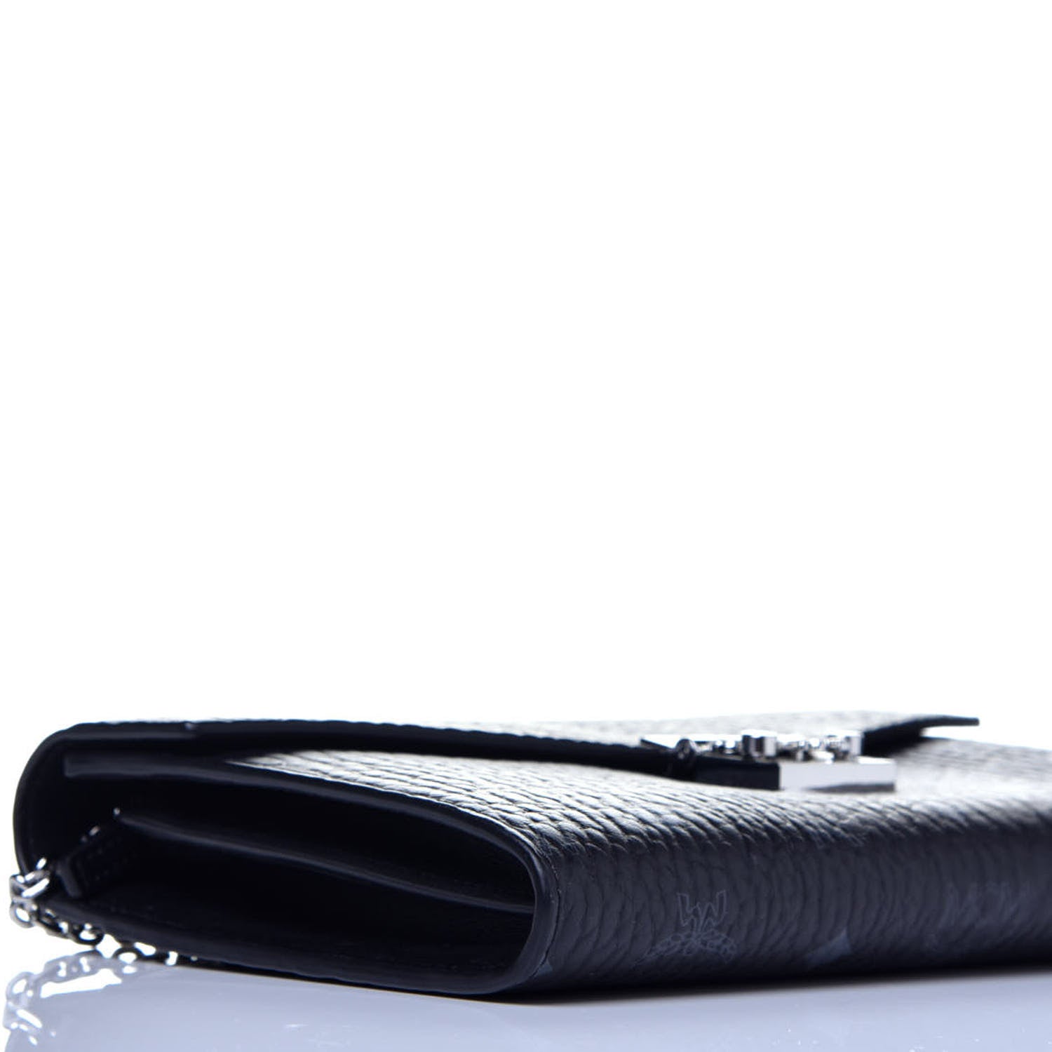 MCM Visetos Medium Patricia Wallet On Chain Black 8 of 9