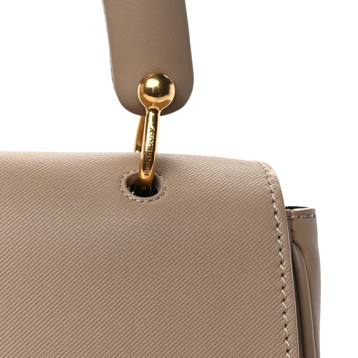 Trench Calfskin Medium DK88 Top Handle Bag Honey