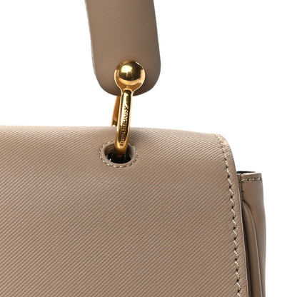 Burberry Trench Calfskin Medium DK88 Top Handle Bag Honey 6 of 7