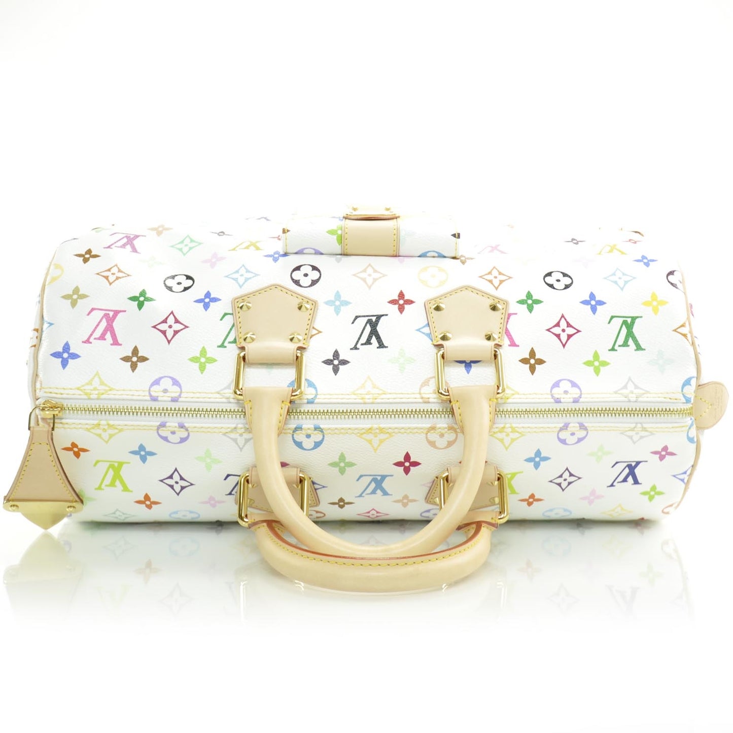 Monogram Multicolor Speedy 40 White
