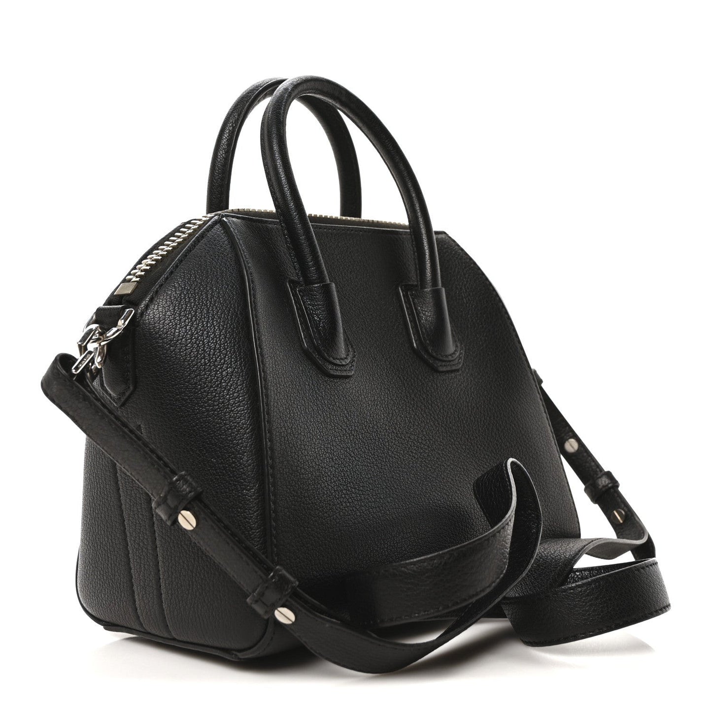 Sugar Goatskin Mini Antigona Black