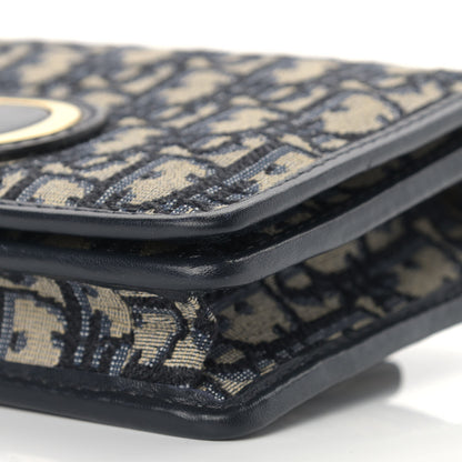 Christian Dior Oblique 30 Montaigne 2-In-1 Pouch Blue 6 of 10