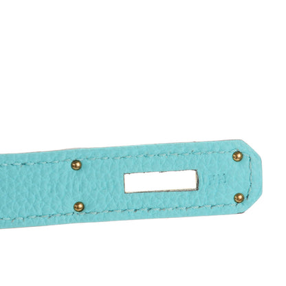 Hermes Togo Kelly Retourne 32 Bleu Atoll 21 of 26