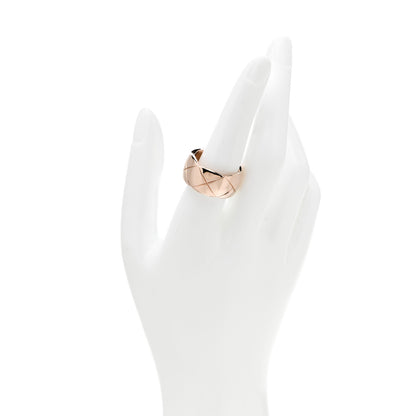Chanel 18K Beige Gold Large Coco Crush Ring 59 8.75 2 of 6
