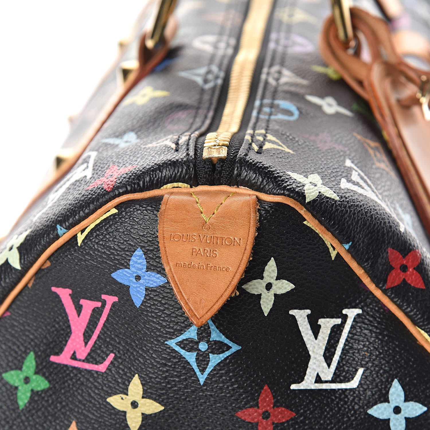 Louis Vuitton Monogram Multicolor Keepall 45 Black 9 of 11