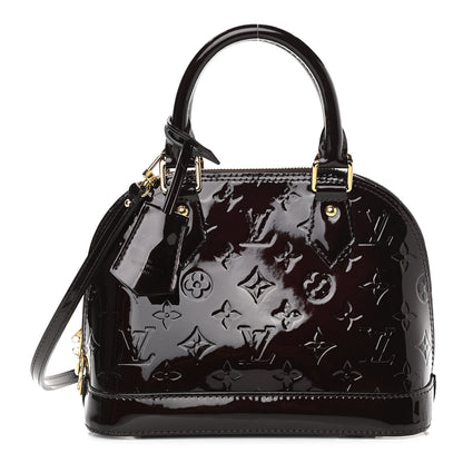 Louis Vuitton Vernis Alma BB Amarante 1 of 10
