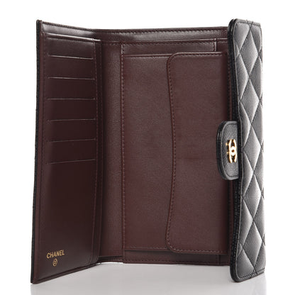 Chanel Caviar Quilted Large Flap Wallet Black 5 of 9