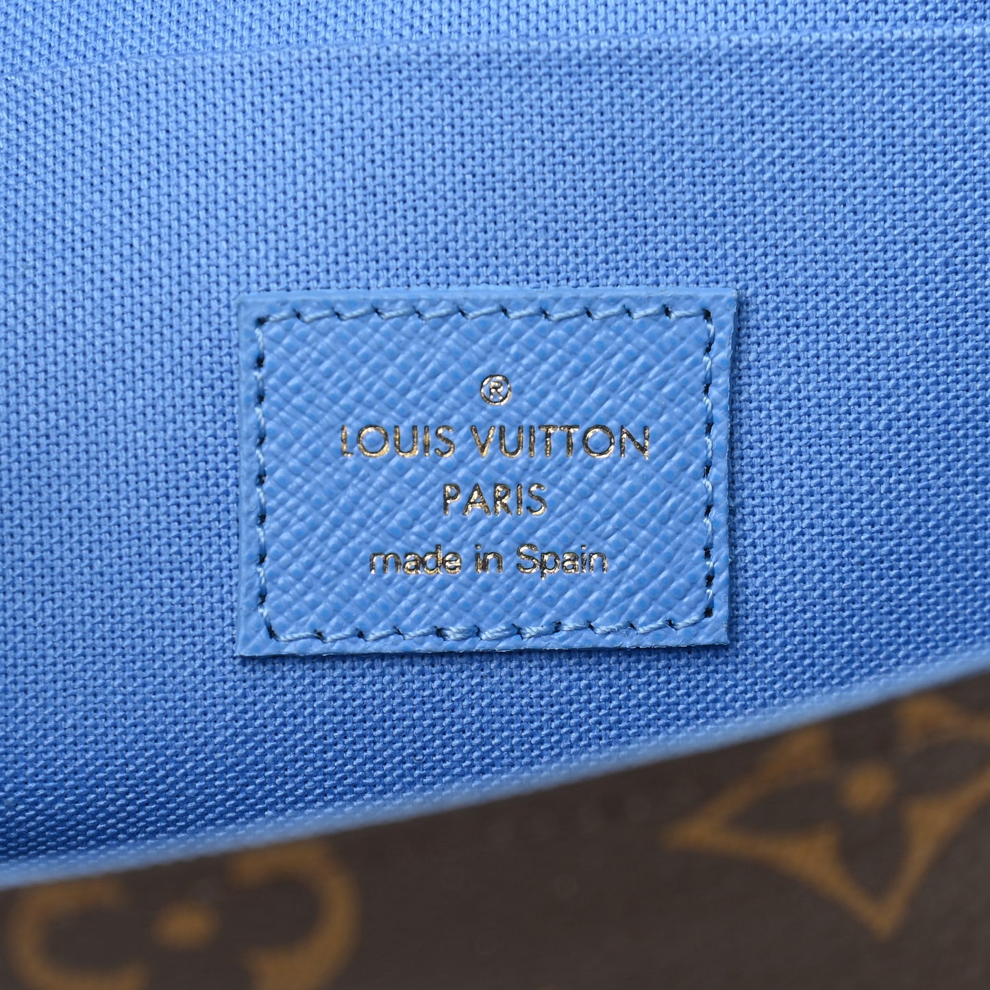 Monogram 2021 Christmas Animation China Wall Pochette Felicie Chain Wallet Myosotis Blue