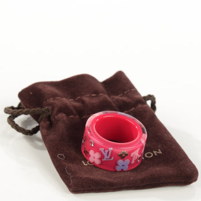 Louis Vuitton Resin Monogram Farandole Ring M Framboise 4 of 4