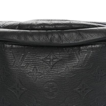 Louis Vuitton Calfskin Monogram Shadow Discovery Bumbag PM Black 6 of 8